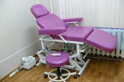 Кресло ЛОР врача с вращающимся стулом