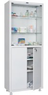 Шкаф медицинский  металлический двухстворчатый HILFE MD 2 1670/SG