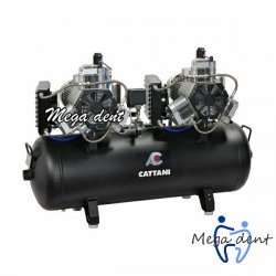 Компрессор Cattani на 7 установок, 3 фазы 380 В 50 Гц без кожуха, с осушителем