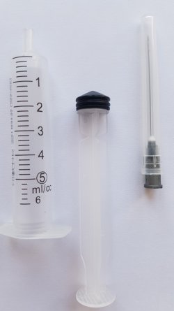 Шприц (3-х комп) 5мл, однораз. стер. с надетой иглой 22G 0,7*38 Luer Slip "MEDORA"