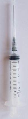 Шприц (3-х комп) 5мл, однораз. стер. с надетой иглой 22G 0,7*38 Luer Slip "MEDORA"