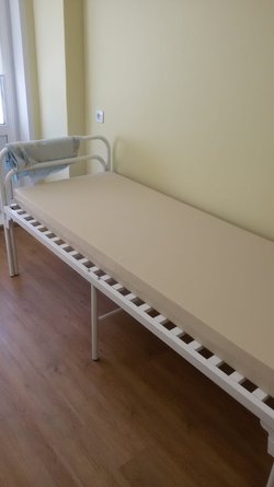 Односекционные матрасы для общебольничных кроватей, двухсторонние, со съемными чехлами