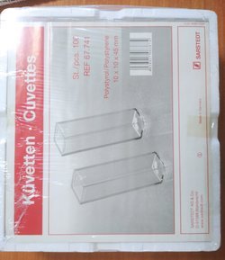 Кюветы  10*10*45 полистирол Sarstedt