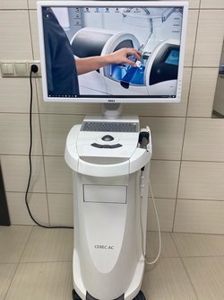 Cerec (Фрезерный центр Sirona MC XL+ сканер)