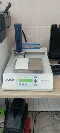 Оборудование для тонкослойной хроматографии (блок для нанесения проб Camag Linomat 5 и измерительный блок TLC SCANNER 3 ) +Нагреватель пластин ТСХ +аксессуары к данному прибору.