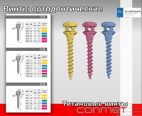 Ортодонтические миниимплантаты КОНМЕТ 
