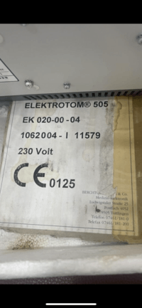 Коагулятор Berchtold Elektrotom 505