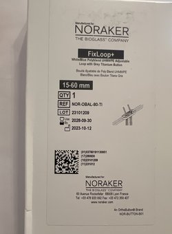 Шовные пуговицы для реконструкции связок Noraker