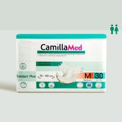 Памперсы Подгузники Camilla Med, размер М, 30 штук в упаковке