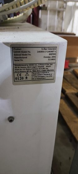 Устройство питающее SHF 535 для рентгеновского аппарата