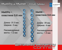 МиКРо и МиНИ - пластины КОНМЕТ