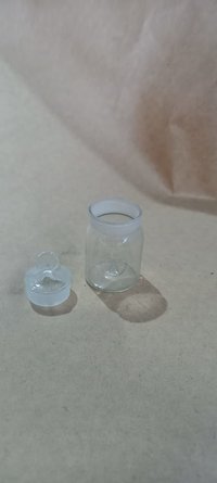 Стаканчик для взвешивания высокий стеклянный
