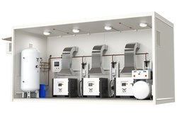 Промышленные и медицинские компрессорные станции в контейнерном исполнении