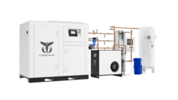 Спиральные безмасляные воздушные компрессорные станции с ременным приводом CADUCEUS AIRCAD DS-B