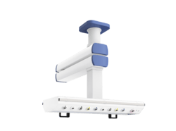 Потолочная двухплечевая медицинская консоль CADUCEUS C2-A