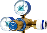 Редуктор баллонный кислородный CADUCEUS БКО-50 с быстроразъемным клапаном