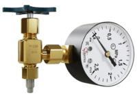 Клапан запорный манометрический CADUCEUS