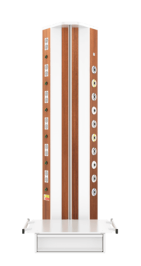 Медицинская консоль настенная вертикальная CADUCEUS CS07L