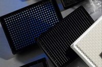 Белый микропланшет на 384 лунки с крышкой, артикул 3707