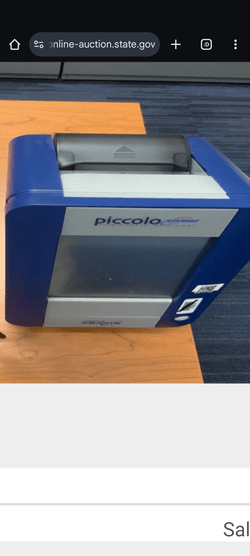 Piccolo Xpress Chemistry Analyzer Abaxis 1100-1000E