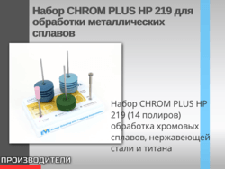 Набор CHROM PLUS HP 219 для обработки металлических сплавов