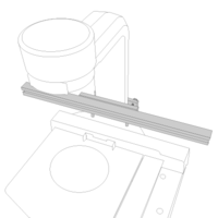 Адаптер для крепления на микроскопе, NO-ADK-2