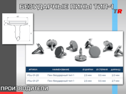 ПИН БЕЗУДАРНЫЙ ТИП 1