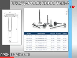 ПИН БЕЗУДАРНЫЙ ТИП 2