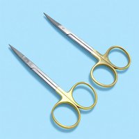 Медицинские (хирургические) остроконечные ножницы с круглыми ручками