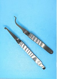 Стоматологический пинцет изогнутый ортодонтический