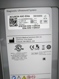 УЗИ сканер Siemens ACUSON NX3 Elite (4 датчика)