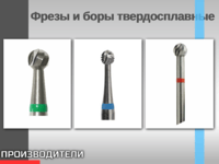 Фрезы и боры твердосплавные - произведено в России.