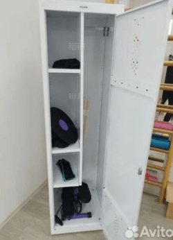  Медицинский шкаф для уборочного инвентаря МД 1 ШМ SS 