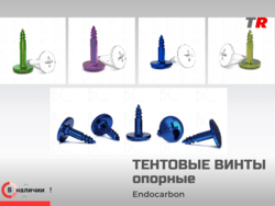 Тентовые опорные винты EndoCarbon — самонарезающие крепёжные элементы для остеосинтеза в челюстно‑лицевой хирургии