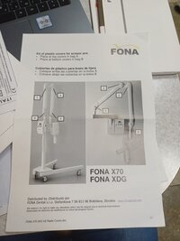 Дентальный рентген FONA XDC мобильный, высокочастотный DC, 60/70 кВ