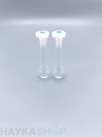 Колбы мерные с 1 отметкой и п/э пробками NS 10/19, 10 мл, класс А, 2 шт/уп (013.01.010)