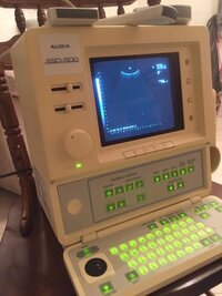 УЗИ сканеры портативные переносные ALOKA SSD 500, FFSonic UF-4500N Fukuda Denshi, HITACHI EUB-405 (Япония)