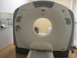 Компьютерный томограф GE BrightSpeed 16 срезов 2016 года выпуска.