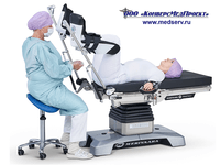 ОПОРЫ ДЛЯ НОГ ДЛЯ ОПЕРАЦИОННОГО СТОЛА ТИПА «СТРЕМЯ» / «САПОЖКИ» / «БАШМАКИ», MERIVAARA, ФИНЛЯНДИЯ