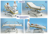 КАТАЛКИ МЕДИЦИНСКИЕ EMERGO, LOJER (MERIVAARA), ФИНЛЯНДИЯ – ЭРГОНОМИЧНОСТЬ, НАДЕЖНОСТЬ, ЛЕГКОСТЬ ПЕРЕМЕЩЕНИЯ