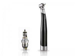 Комплект турбинный наконечник Bien-Air Prestige L Blackline Led и 4-х канальный переходник Unifix, Bien-Air Dental