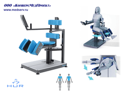 Тренажер механотерапевтический реабилитационный HUR 5340, Финляндия, "переносы ног из стороны в сторону при неподвижном корпусе" ("скручивания корпуса")