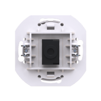 Розетка скрытой установки компьютерная CADUCEUS ALING EON с модулем Keystone RJ45 8P8C, cat.6A, UTP, механизм