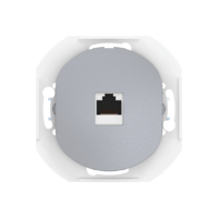 Розетка скрытой установки компьютерная CADUCEUS ALING EON с модулем Keystone RJ45 8P8C, cat.6A, UTP, механизм