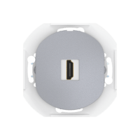 Розетка скрытой установки CADUCEUS ALING EON с модулем Keystone HDMI тип A-A, механизм