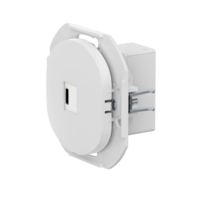 Розетка скрытой установки CADUCEUS ALING EON USB тип С для зарядки 1-го устройства, 3А, 5В=, 250В~, механизм