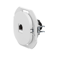 Розетка скрытой установки компьютерная CADUCEUS ALING EON с модулем Keystone RJ45 8P8C, cat.6A, FTP, механизм