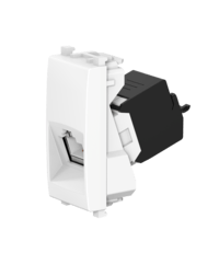 Розетка CADUCEUS ALING EXPERIENCE компьютерная, с модулем Keystone RJ45 8P8C cat.5e, UTP, модульная, для скрытой проводки, механизм