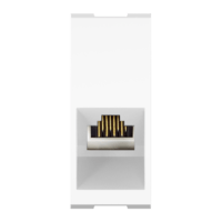 Розетка CADUCEUS ALING MODE компьютерная, с модулем Keystone RJ45 8P8C cat.5e, FTP, модульная, для скрытой проводки, механизм