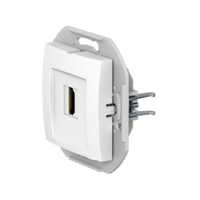 Розетка скрытой установки CADUCEUS ALING PRESTIGE с модулем Keystone HDMI тип A-A, механизм